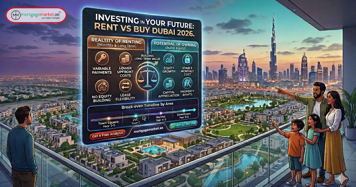 Renting vs Buying in Dubai in 2026: The Honest Numbers Nobody Shows You